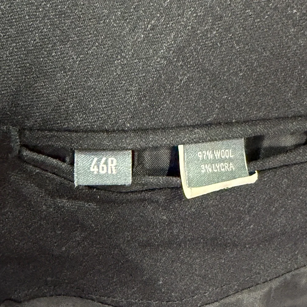 Bonobos Men 46R Standard Fit Blazer Jacket Gray 2-Button Sport Coat Wool Stretch